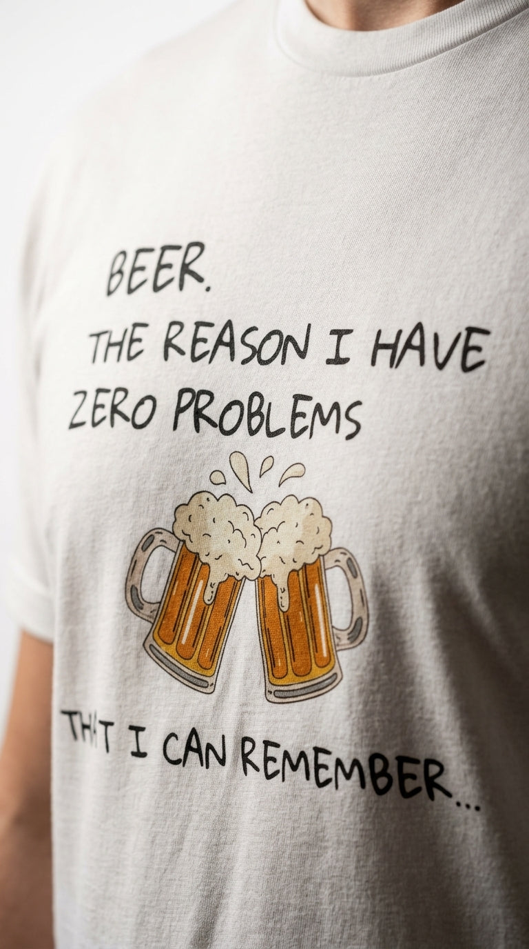 Beer: The Reason I Have Zero Problems - T-shirt