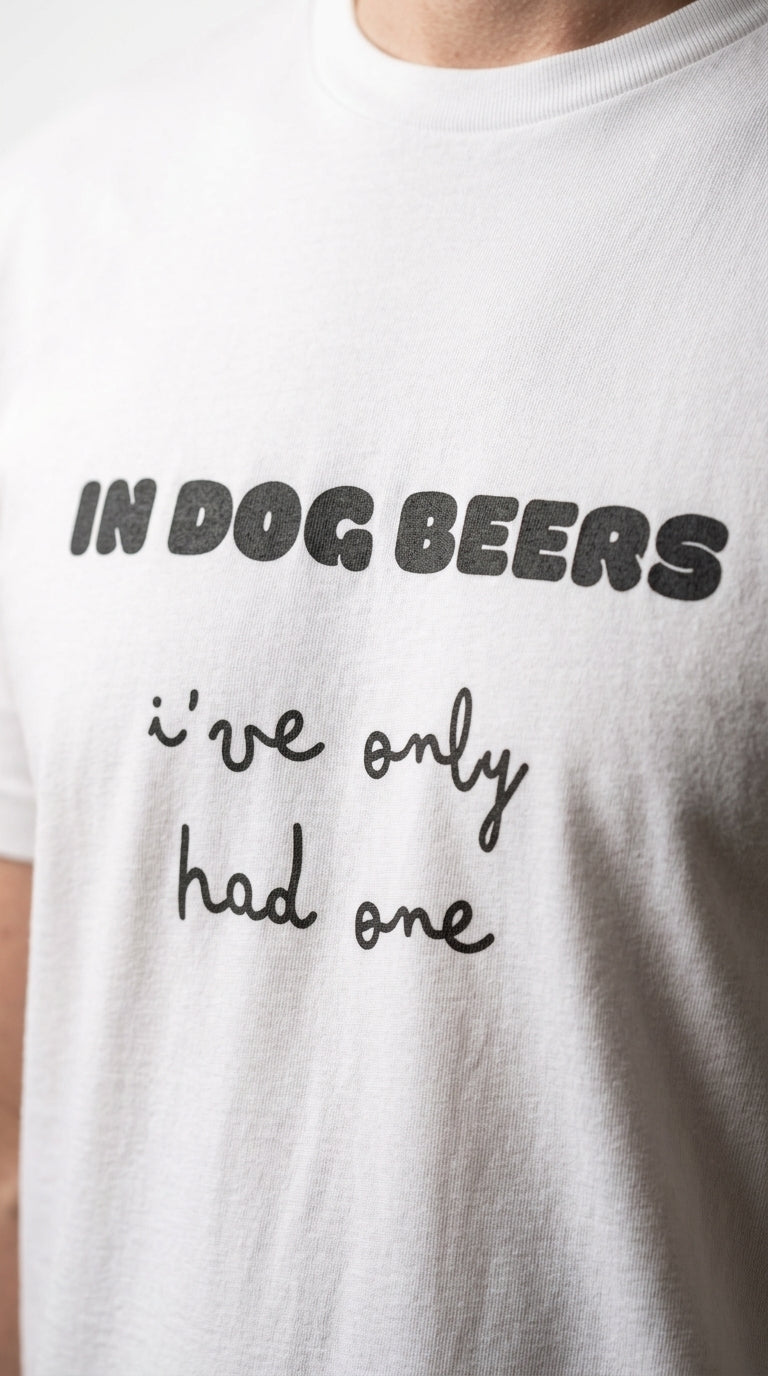 In dog beers I've only had one - T-Shirt