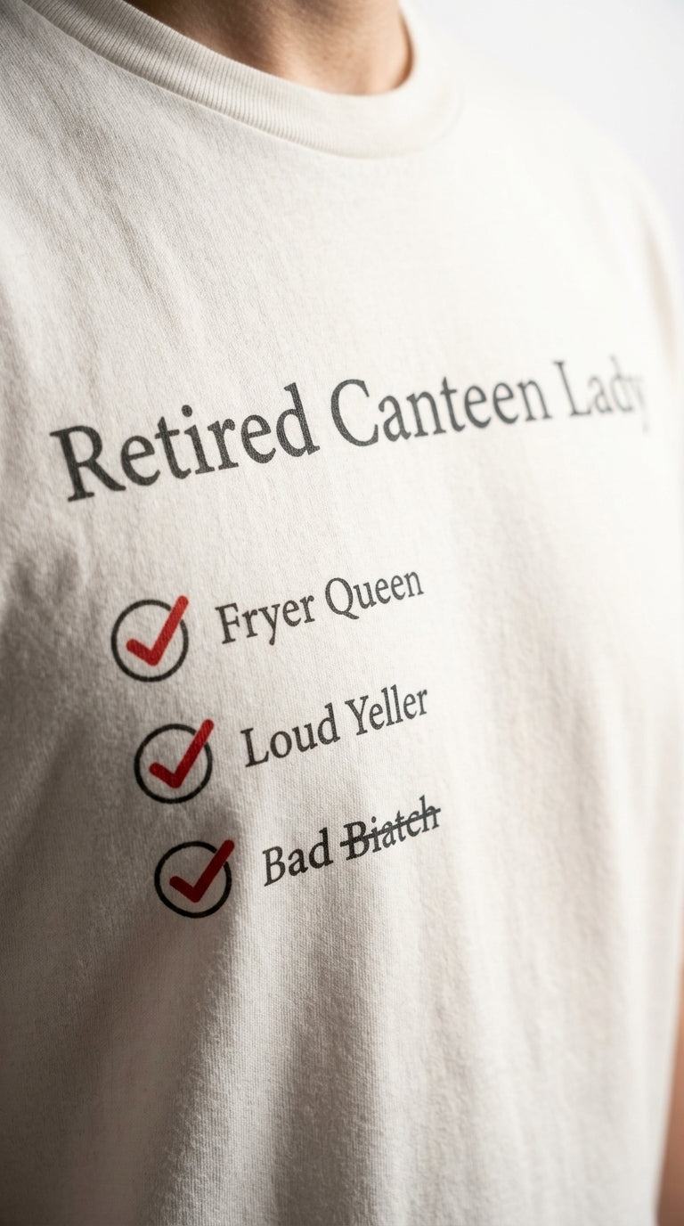 Retired Canteen Lady - T-Shirt