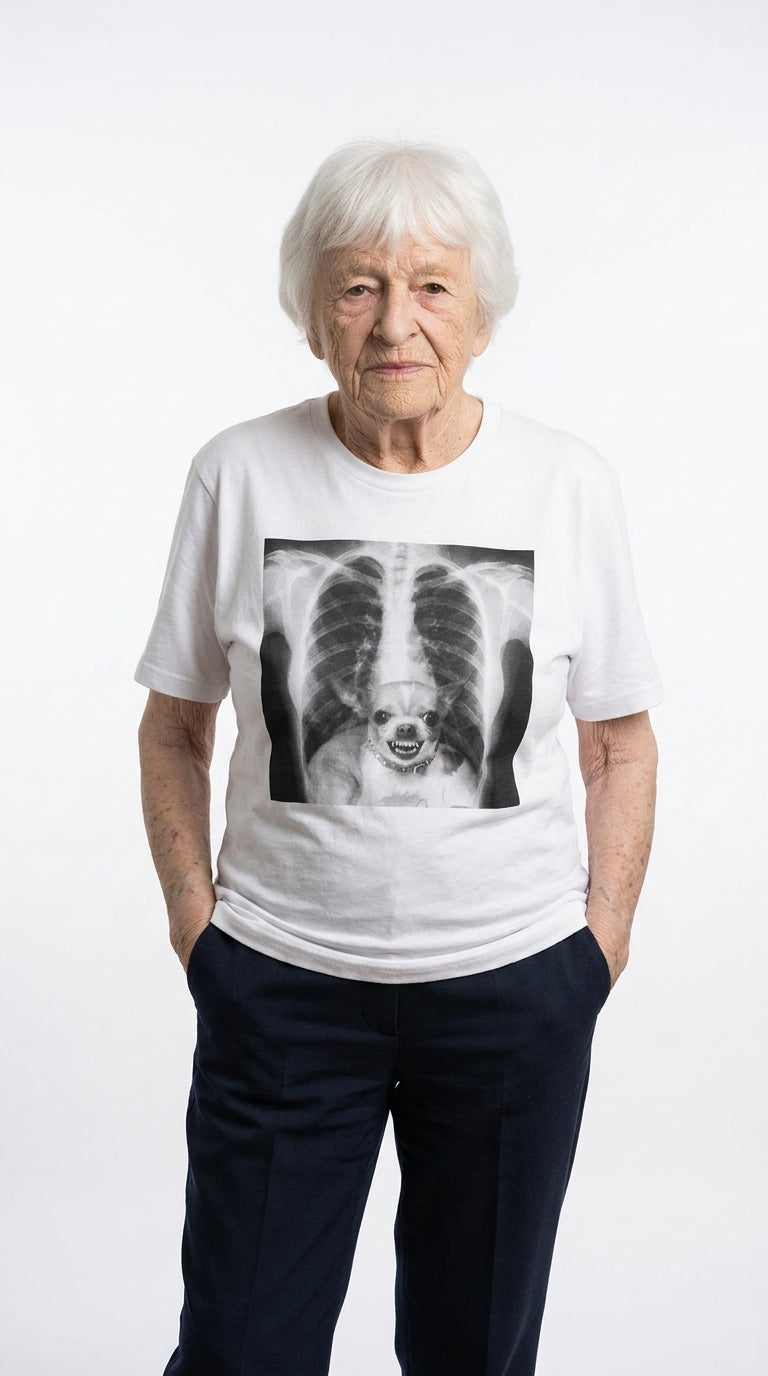 X-Ray Chest T-Shirt — Funny Dog Ribcage Vet Humor Tee