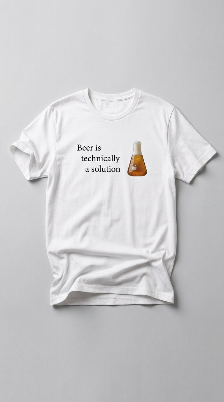 Beer Is Technically A Solution - T shirt