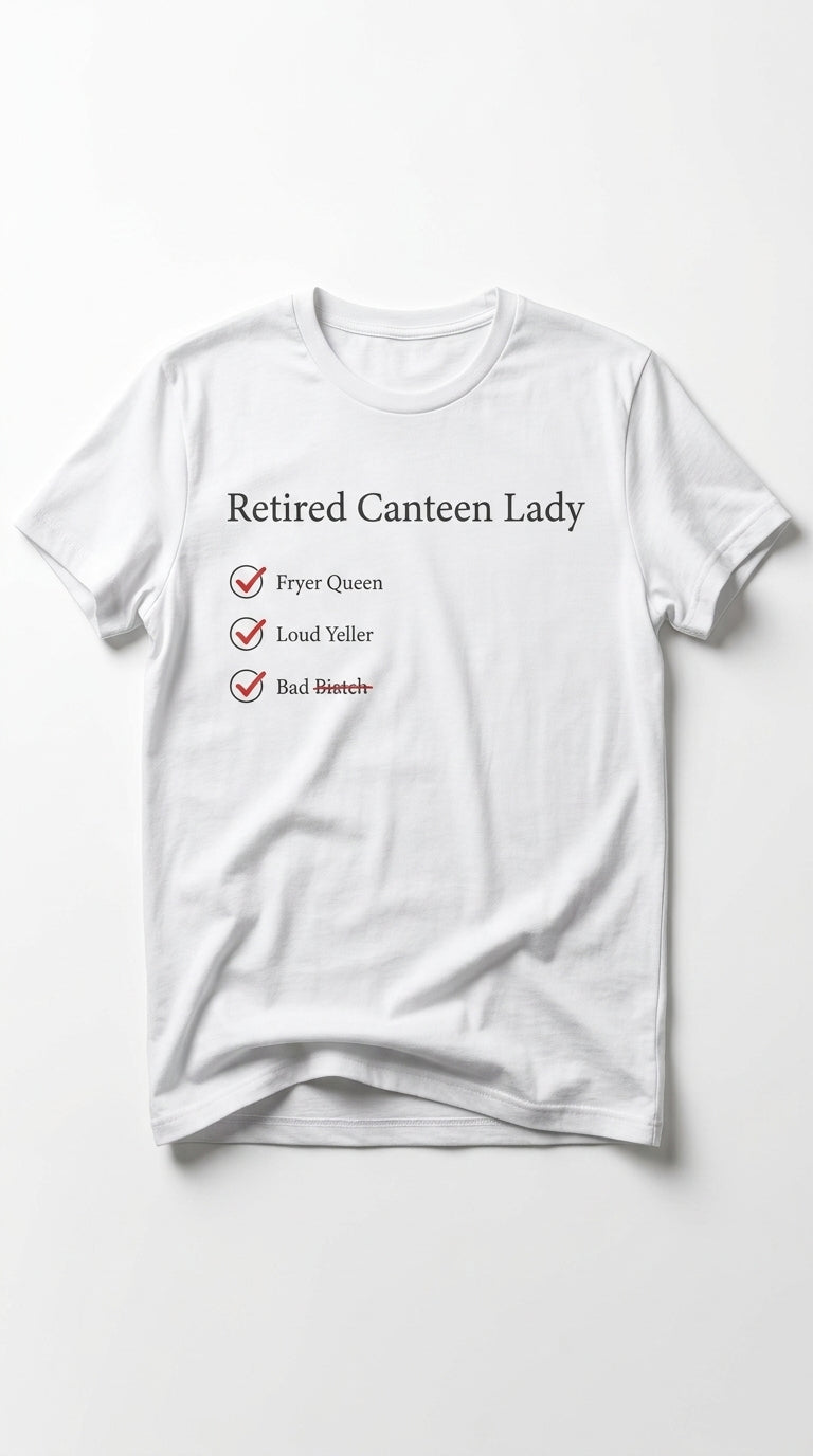 Retired Canteen Lady - T-Shirt
