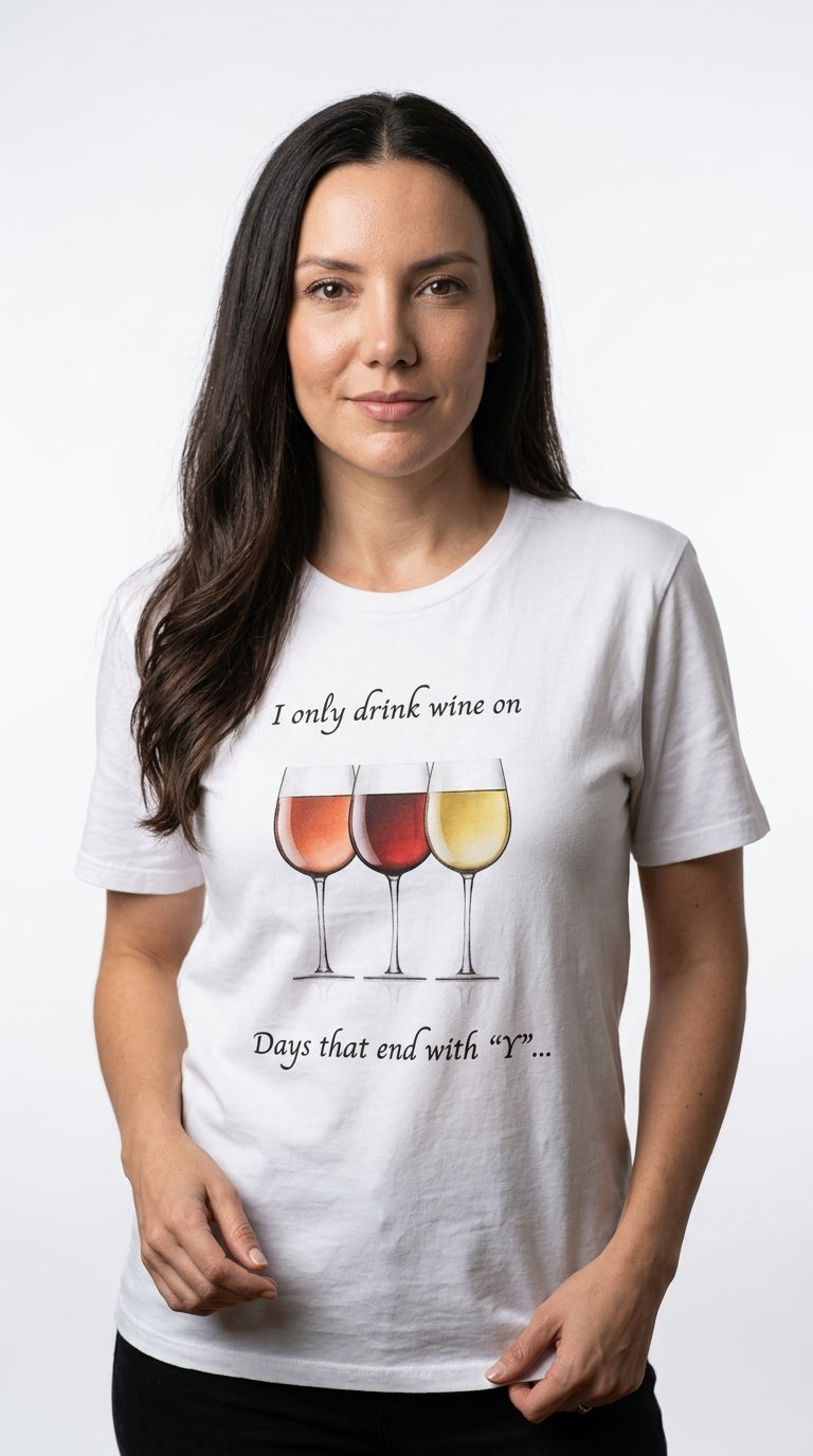 I Only Drink On Days That End With "Y" - T-Shirt