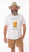 My Favourite Exercise Is Lifting the Glass - T shirt