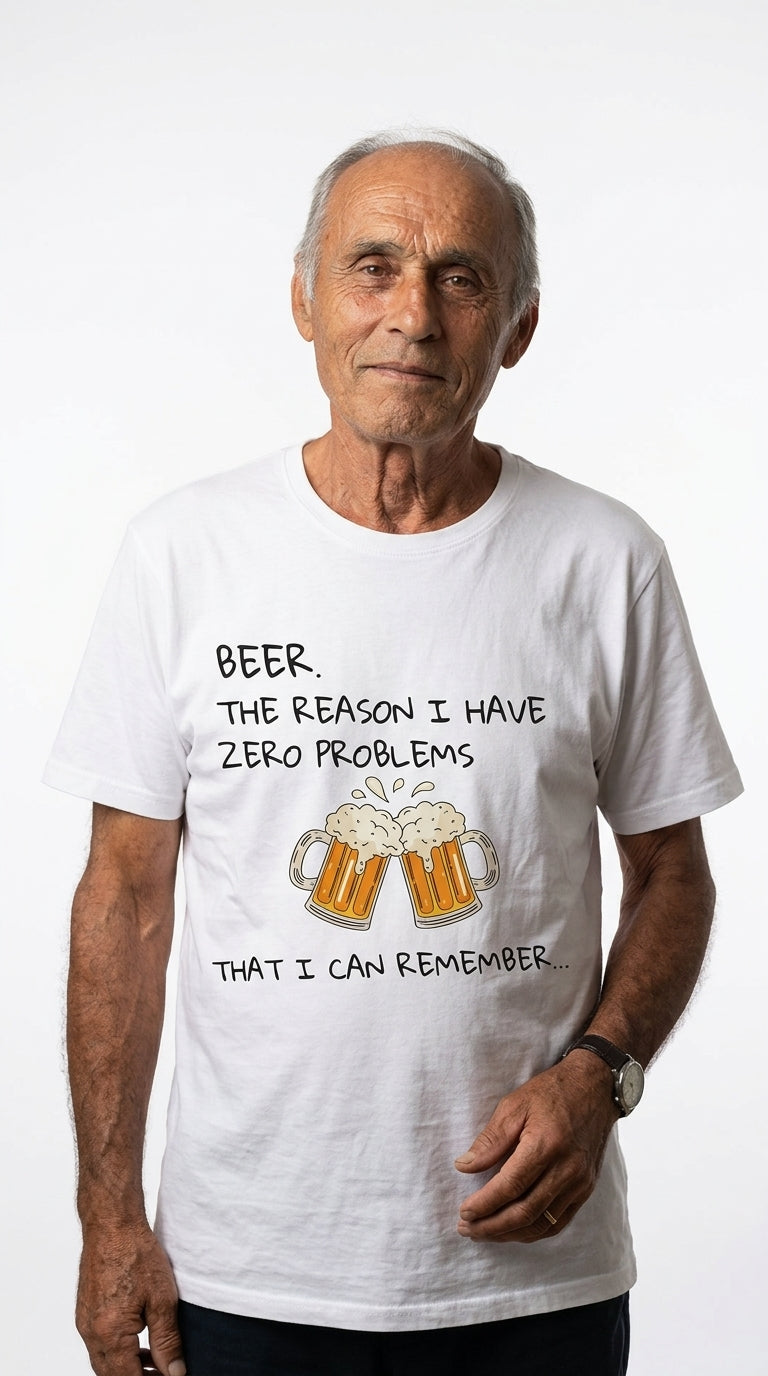 Beer: The Reason I Have Zero Problems - T-shirt